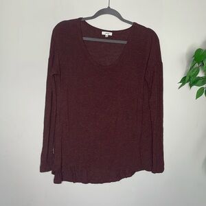 Wilfred Long Sleeve Crew Neck Top